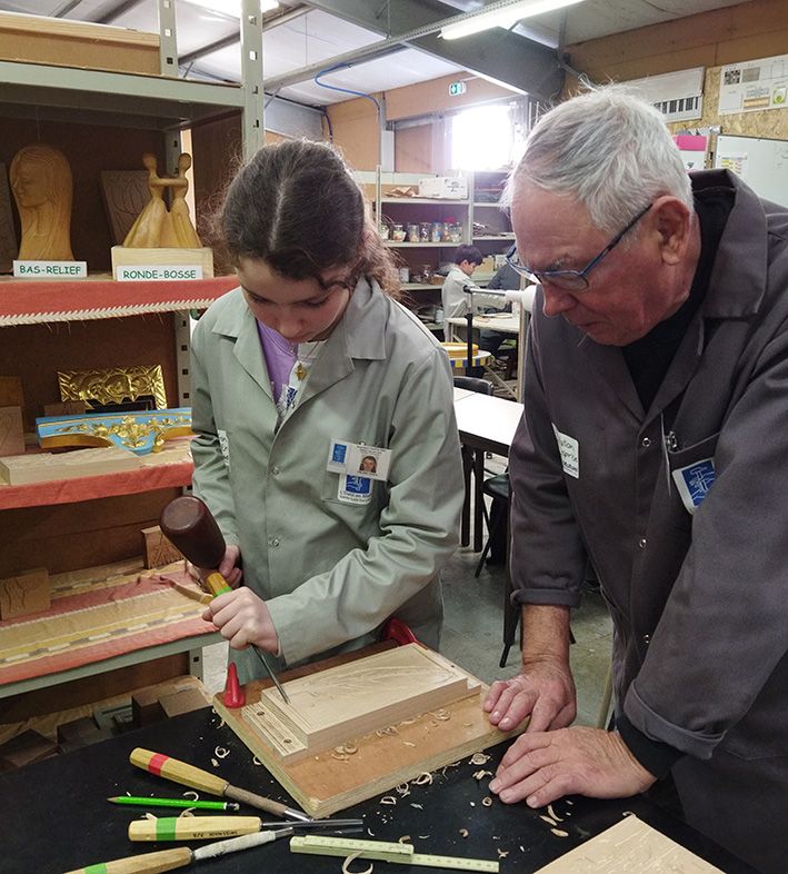 Découvrir les métiers manuels auprès de retraités investis 4