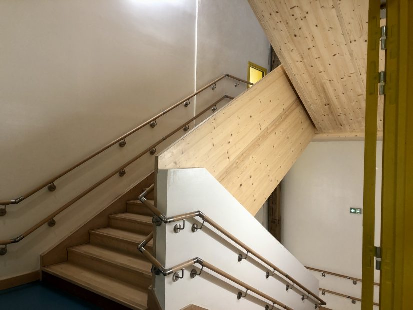 Escalier et rampes en bois Simone Veil