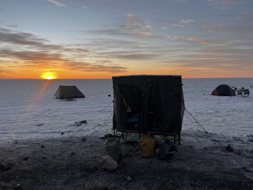 « Si c’était à refaire, je referais exactement la même chose, conclue le concepteur de ce vélo-caravane solaire. 